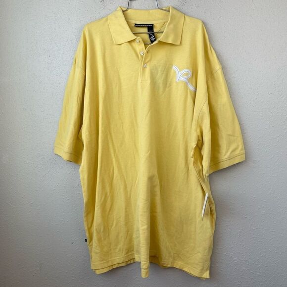 NWT Roca Wear Fly Threads Banana Split Polo Shirt Size 4X - Picture 1 of 6